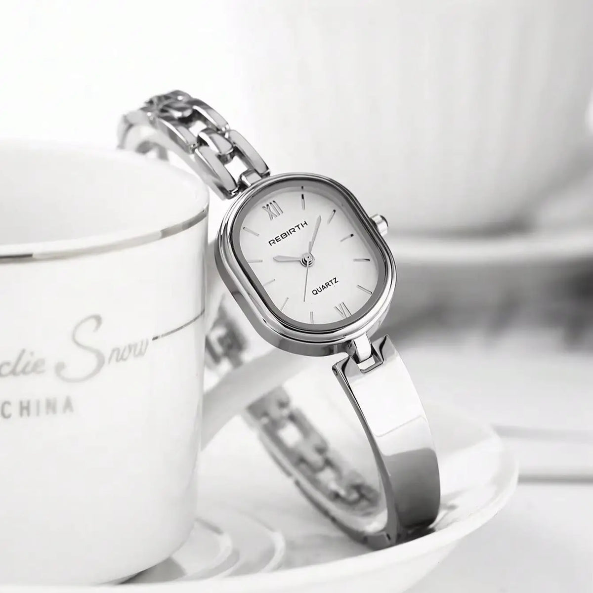 REBIRTH Women's Minimalist Quartz Watch – Casual Daily Wear Women's Quartz Watch Nixie