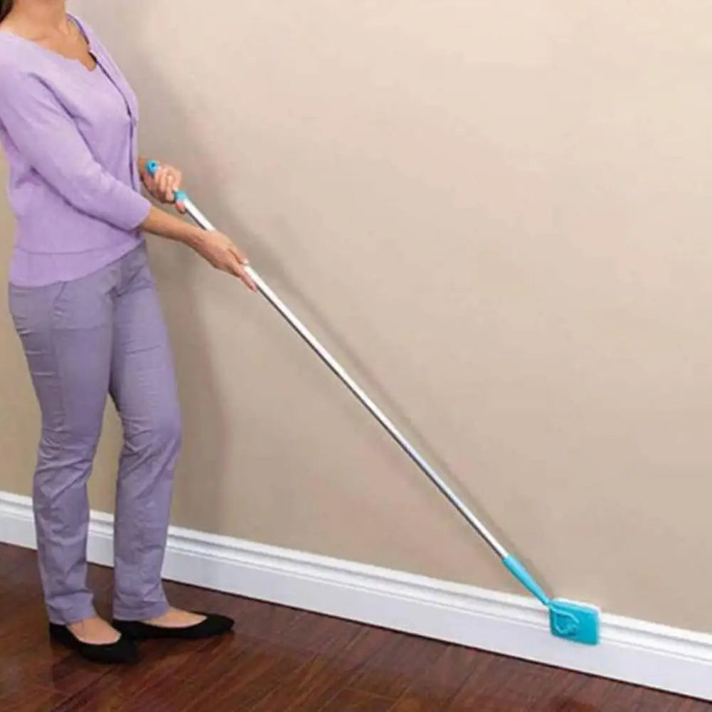 Extendable Ceiling Scrubber Wall Mop & Baseboard Cleaner Tool
