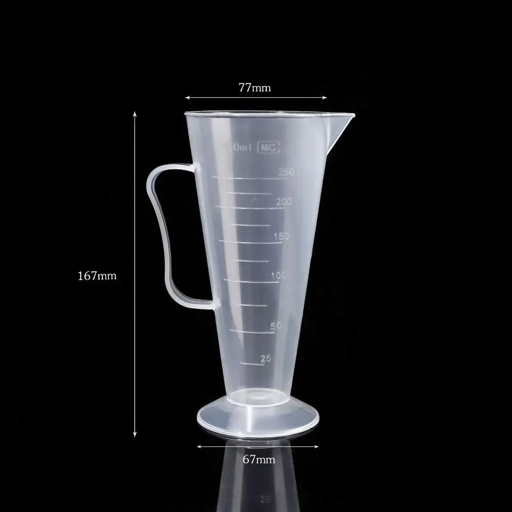Transparent PP Plastic Measuring Cup 25–500ml | Kitchen Tool