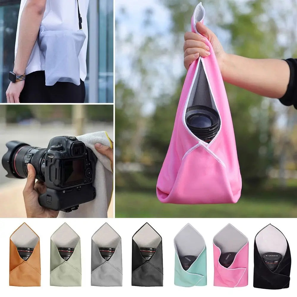 Reusable Camera Wrap Cloth – Anti-Scratch Waterproof Lens Wrap