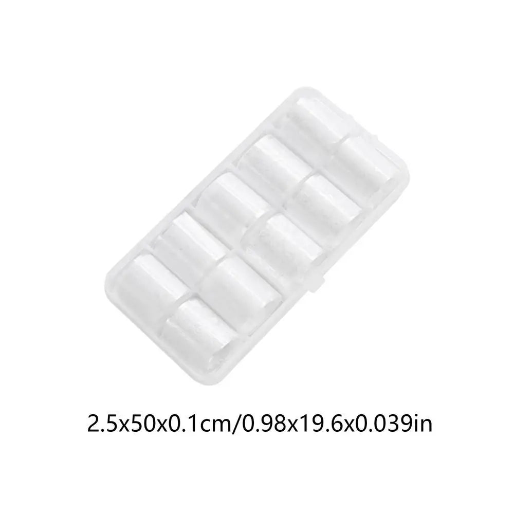 Lace Nail Art Foils Set – 10pc Black & White Stickers + Storage Box Nail Art Stickers Nixie Red