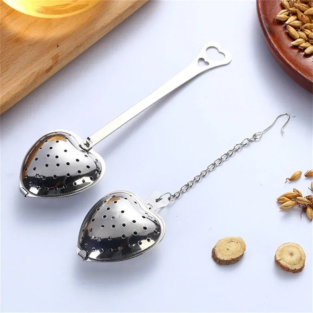 Heart Shaped Stainless Steel Tea Infuser | Fine Mesh Strainer