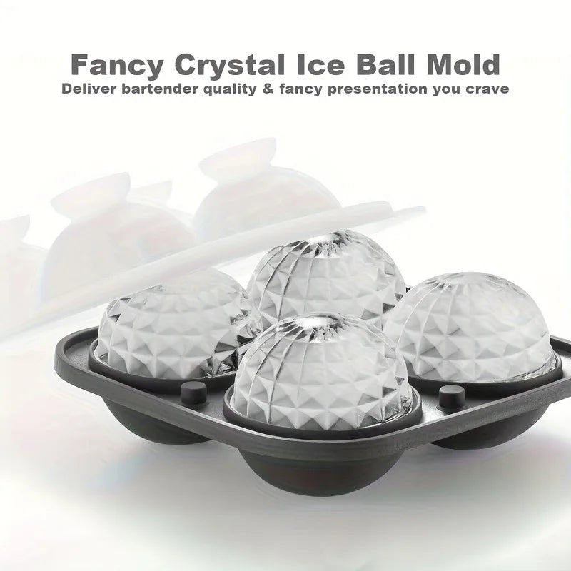 Large Silicone Sphere Ice Mold – Crystal Ball Whiskey Gift Silicone Ice Mold Nixie