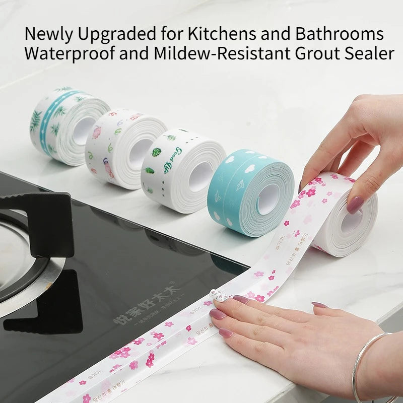 Waterproof Self-Adhesive Caulk Strip Tape – Kitchen & Bathroom Waterproof Caulk Strip Nixie