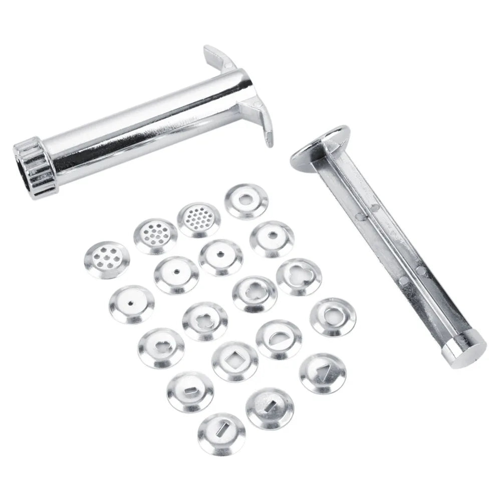 Clay Extruder Gun Set – 19 Metal Discs for Polymer Clay Clay Extruder Tool Nixie