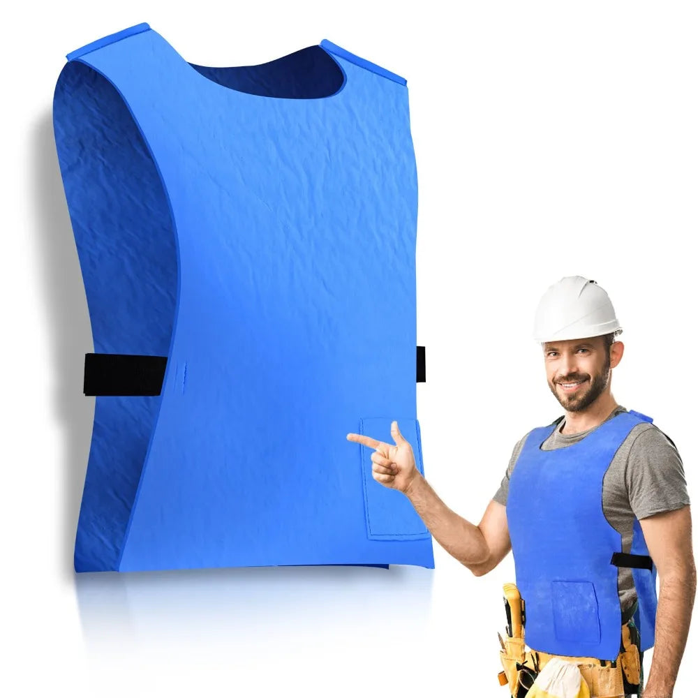 Evaporative Cooling Vest – Water-Activated PVA for Men & Women Evaporative Cooling Vest Nixie Beige