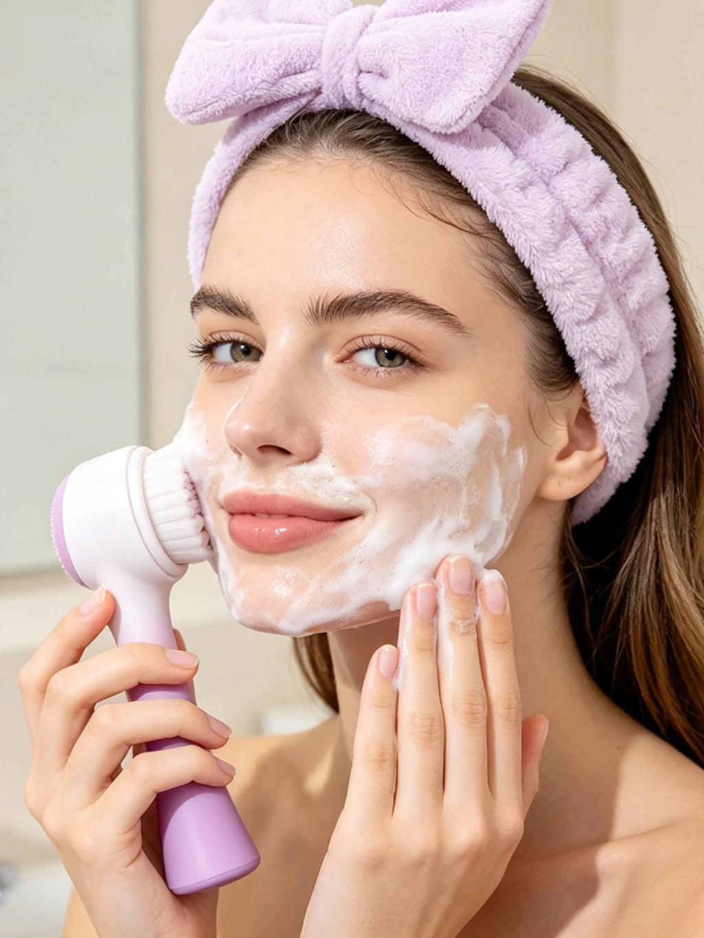 7-in-1 Facial Skincare Kit – Brush, Sponge & Headband Set Facial Skincare Kit Nixie