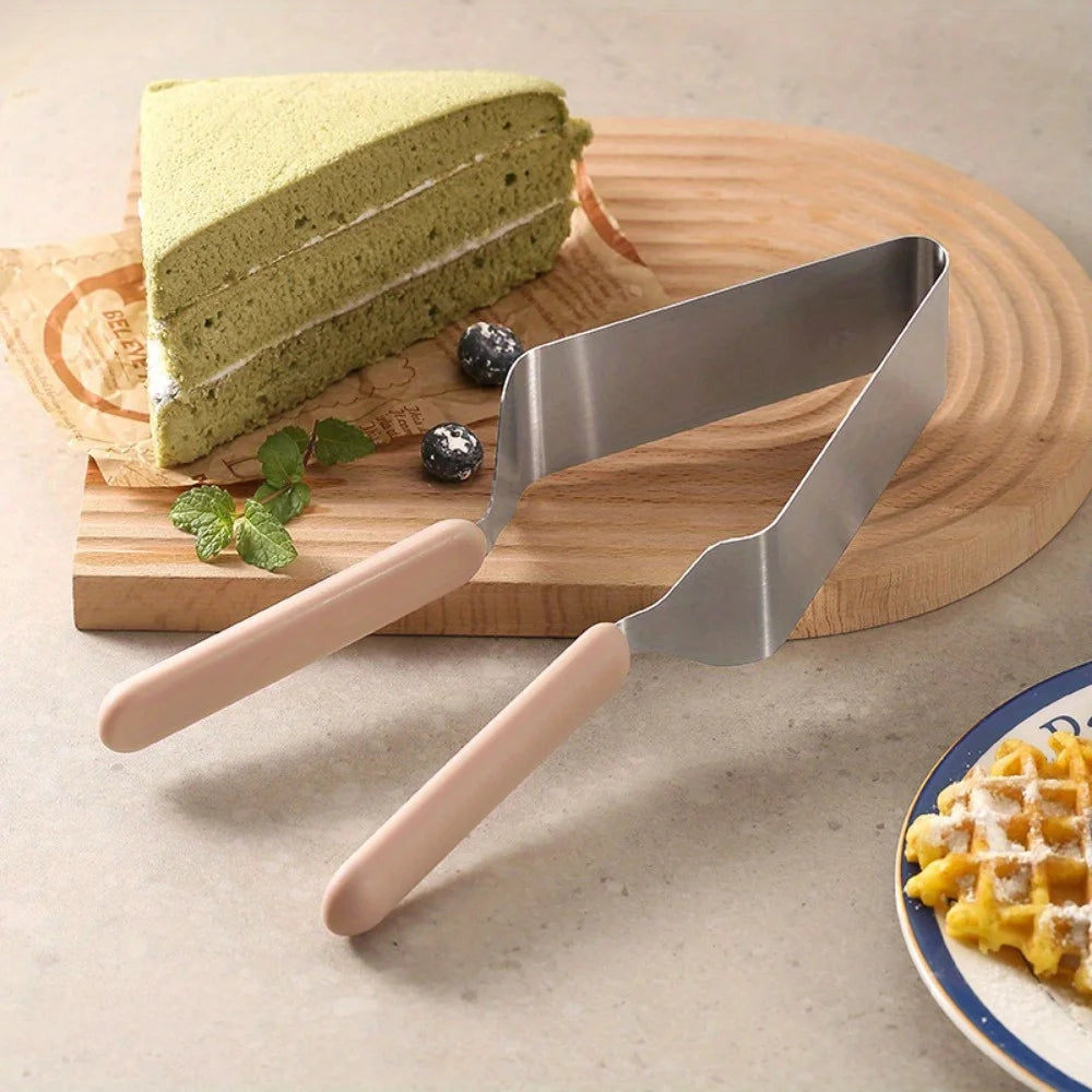 Stainless Steel Cake Dividing Knife & Triangle Cutting Clip Cake Dividing Tool Nixie