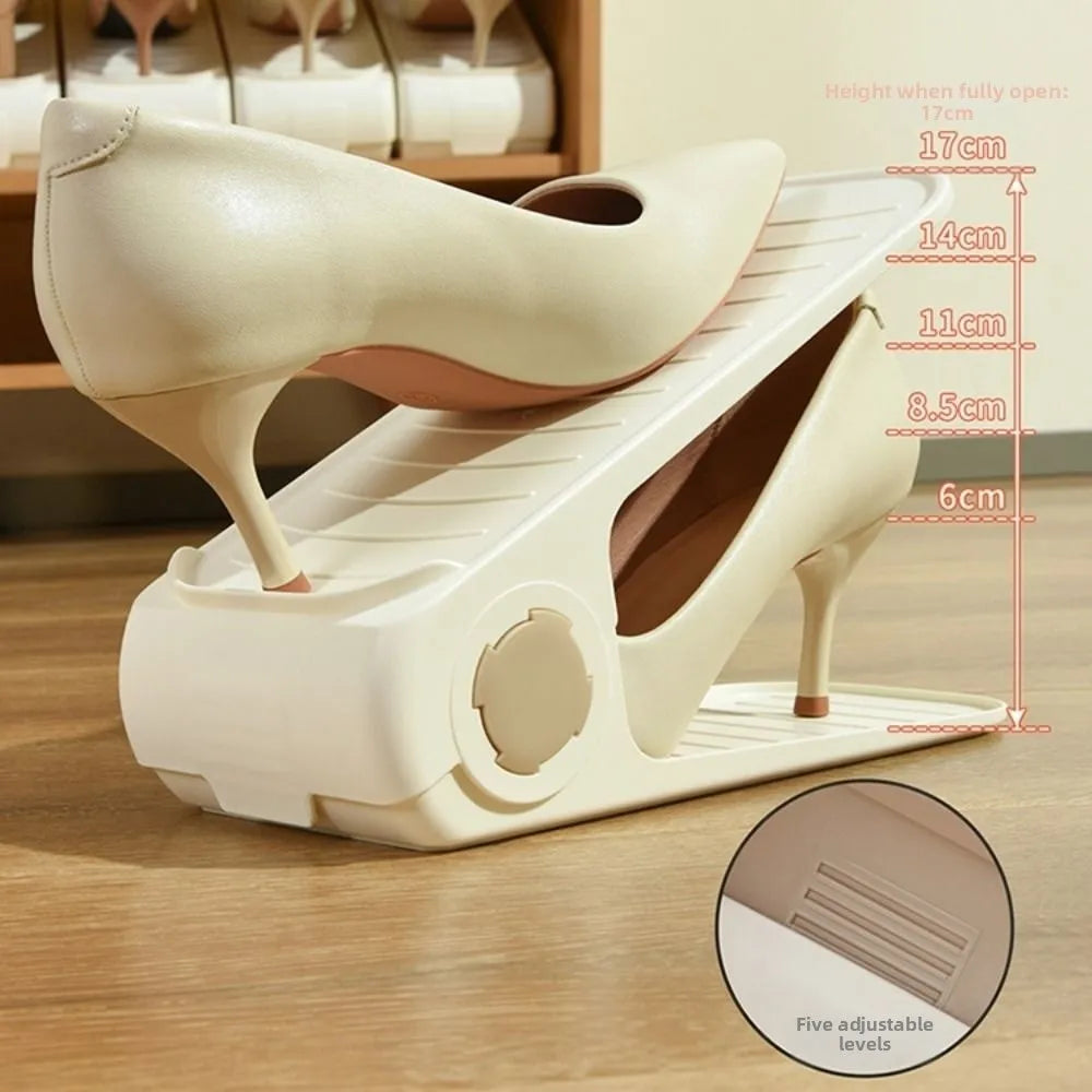 Adjustable Double Layer Shoe Rack – Space-Saving Closet Organizer Shoe Storage Rack Nixie