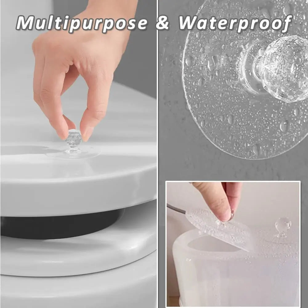 Self-Adhesive Crystal Glass Drawer Knobs | Cabinet Door Handles Cabinet Door Knobs Nixie
