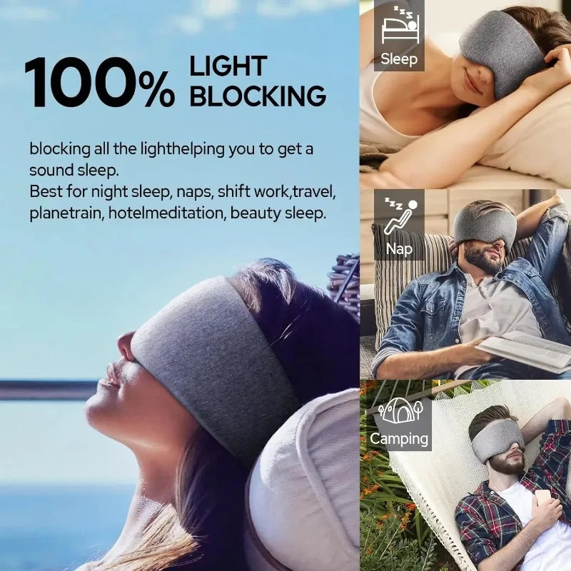 Cotton Sleep Mask – Zero Pressure Light Blocking Eye Mask