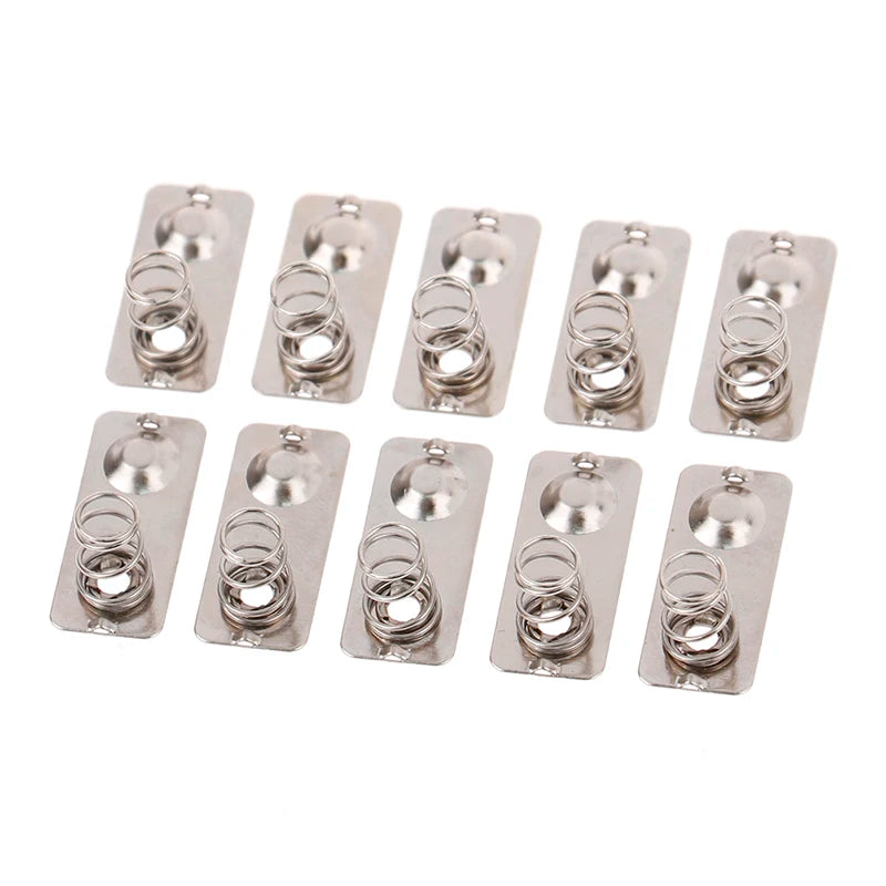 20Pcs AAA Battery Spring Contact Plates – Metal Replacement Parts