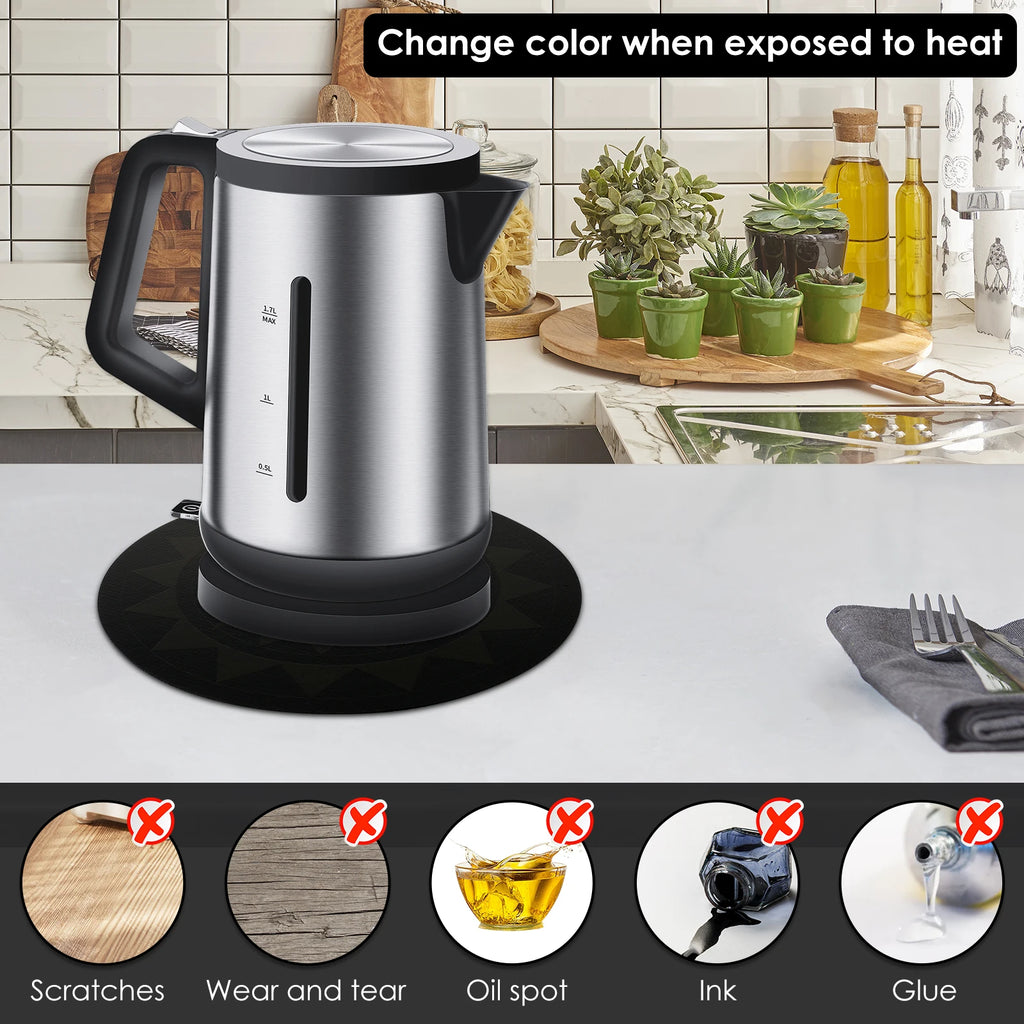 Silicone Induction Hob Protector Mat | Heat-Sensing Non-Slip Induction Cooktop Mat Nixie