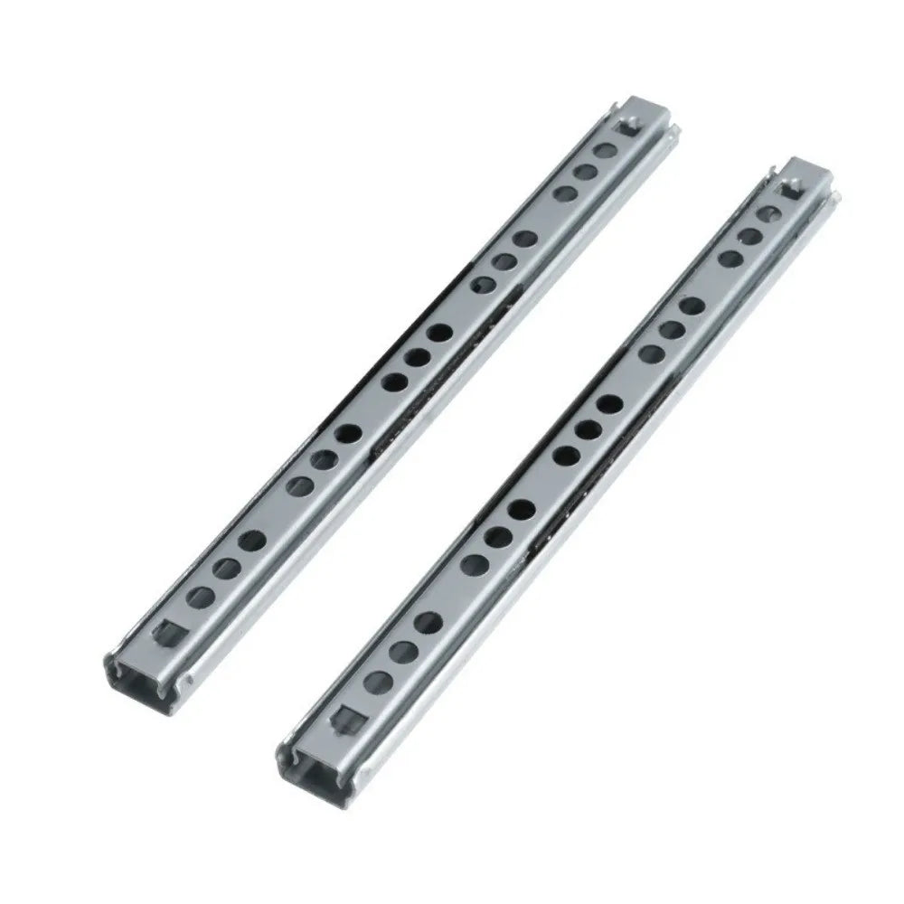 2PCS Full Extension Ball Bearing Drawer Slides 17mm Wide Drawer Slides Nixie
