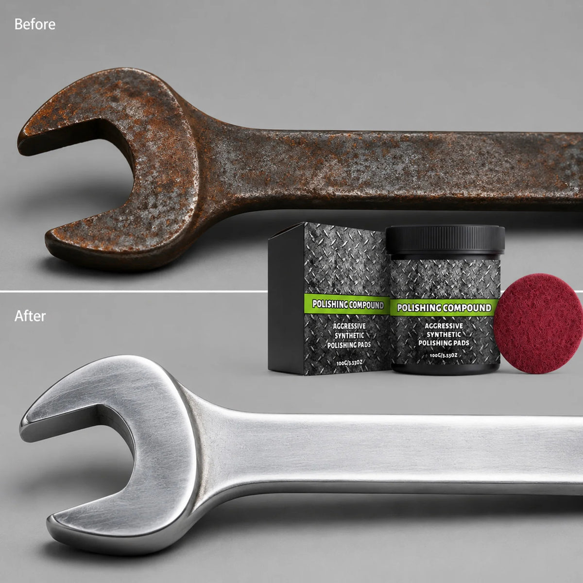 Polishing Compound Kit – Car Paint, Metal & Surface Polish Polishing Compound Kit Nixie