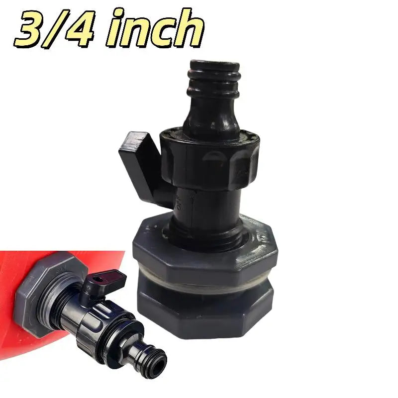 3/4 Inch Rainwater Diverter Kit – Bucket Valve Hose Fittings Rainwater Diverter Kit Nixie