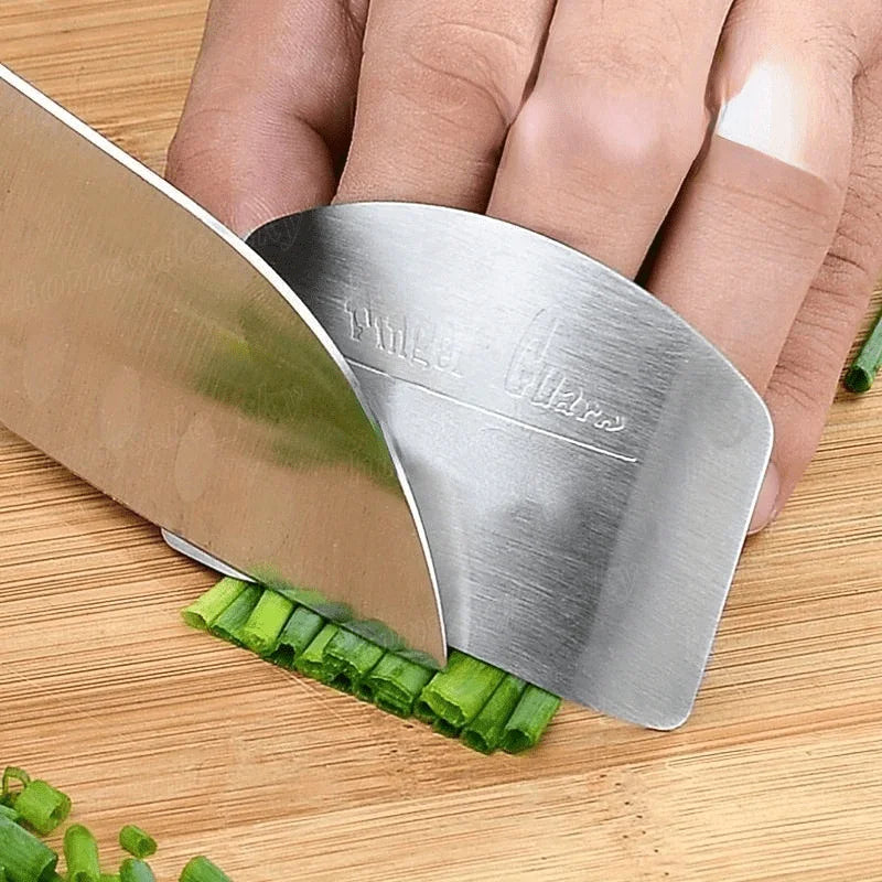 Stainless Steel Kitchen Finger Guard – Knife Safety Tool Kitchen Safety Tool Nixie