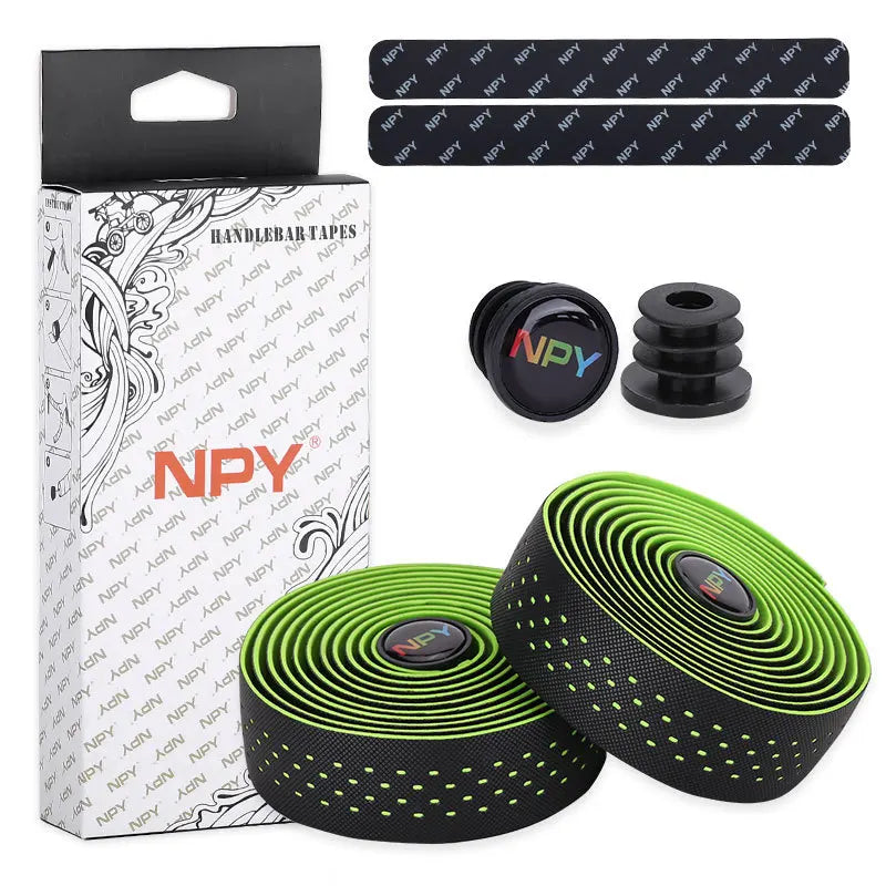 Road Bike Handlebar Tape Anti-Slip PU+EVA Cycling Bar Wrap Bike Handlebar Tape Nixie Green Bike Tape