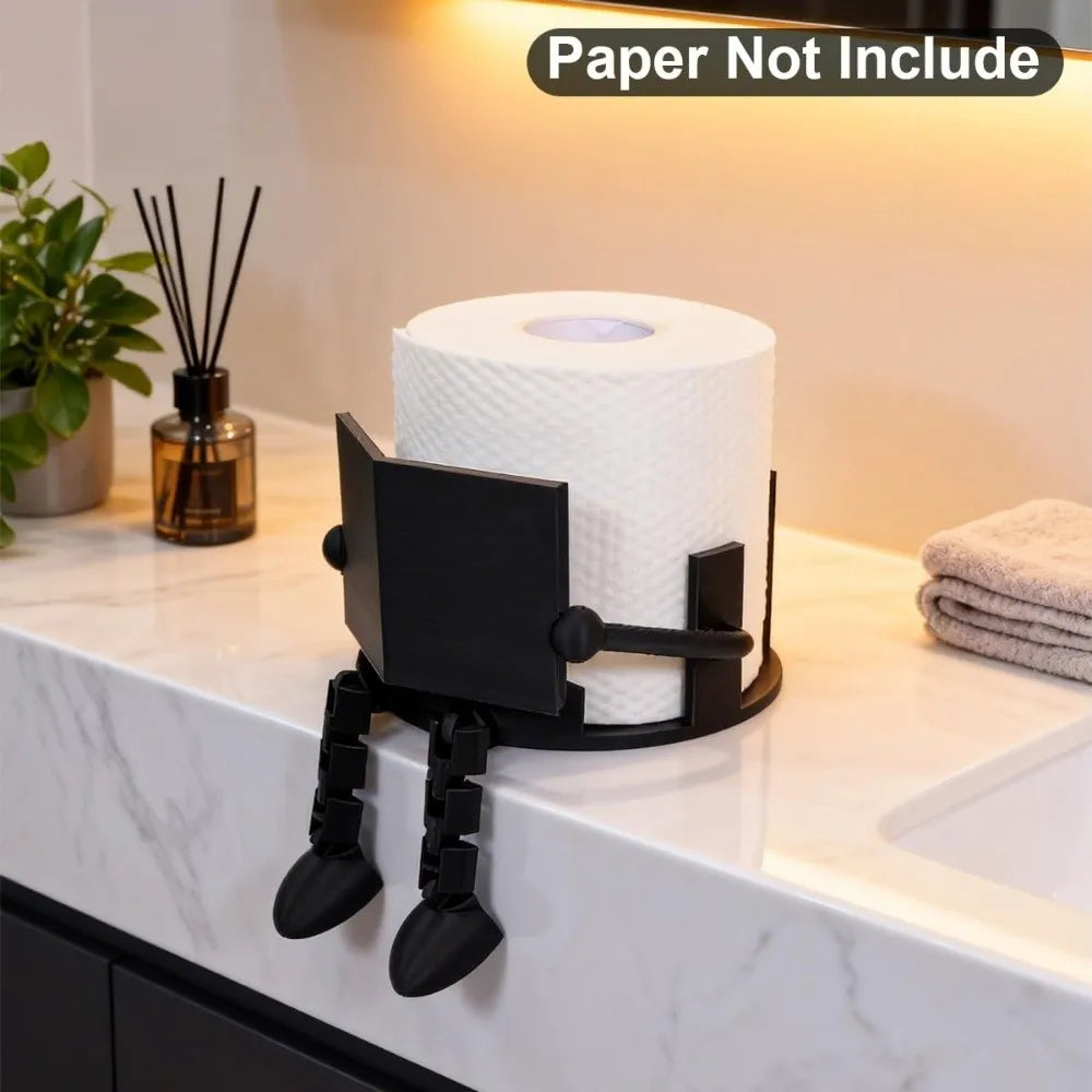 3D Printed Toilet Paper Holder – Freestanding Bathroom Stand Toilet Paper Holder Nixie