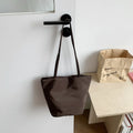Korean Minimalist Bucket Bag – Women's Shoulder Handbag Bucket Shoulder Bag Nixie BB-1464Coffe