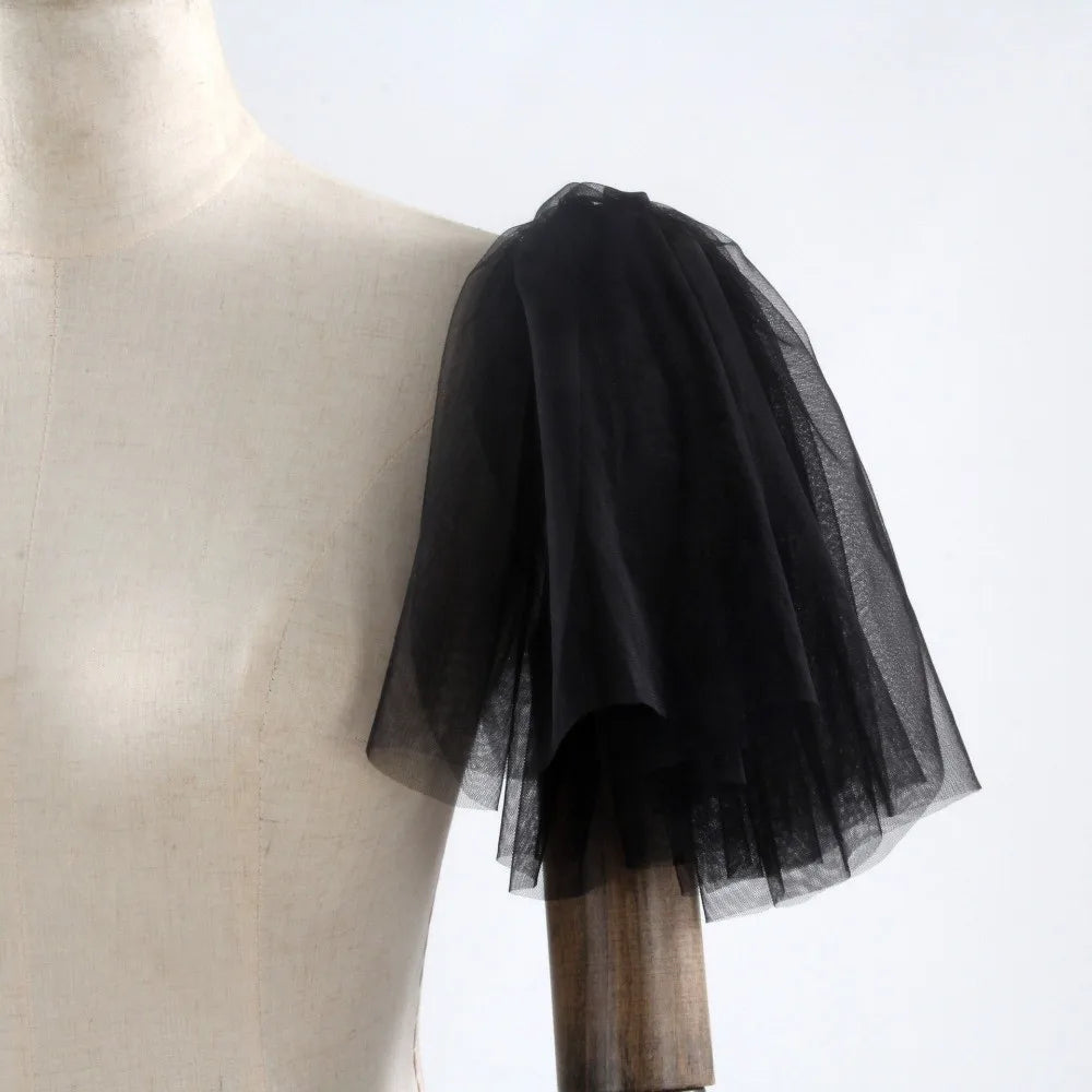 Elegant Tulle Bridal Sleeves – Detachable Wedding Shawl Bridal Sleeve Wrap Nixie