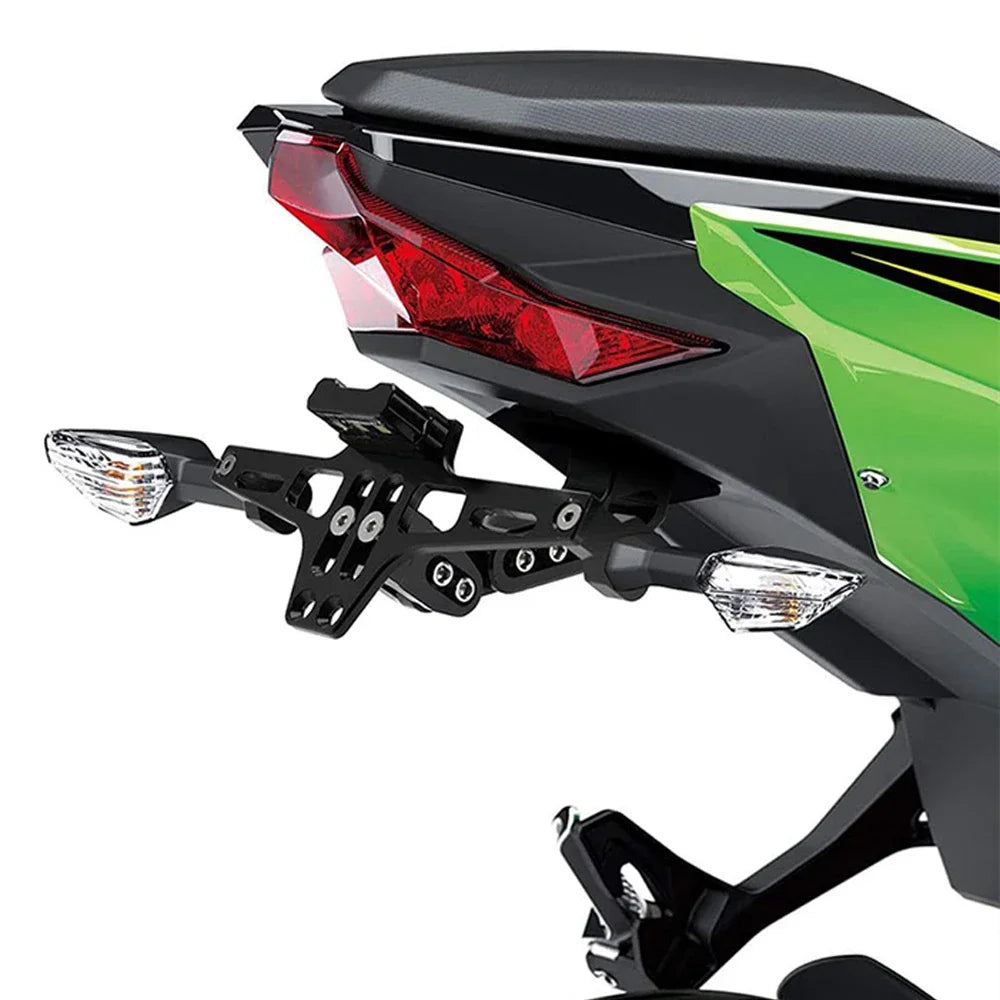 Motorcycle License Plate Bracket Fender Eliminator Kit + LED Fender Eliminator Kit Nixie