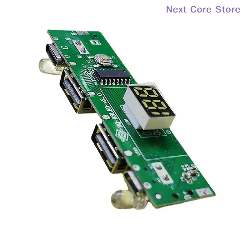 A8188 5V 2A Digital Display Power Bank Circuit Module Type-C USB Power Bank PCB Module Nixie
