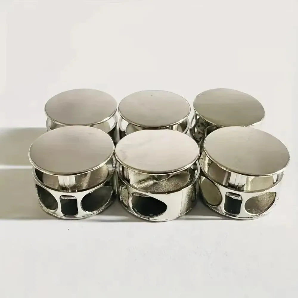 10pcs Alloy No-Tie Cord Locks Shoelace Buckles for Shoes & Coats Cord Lock Buckles Nixie