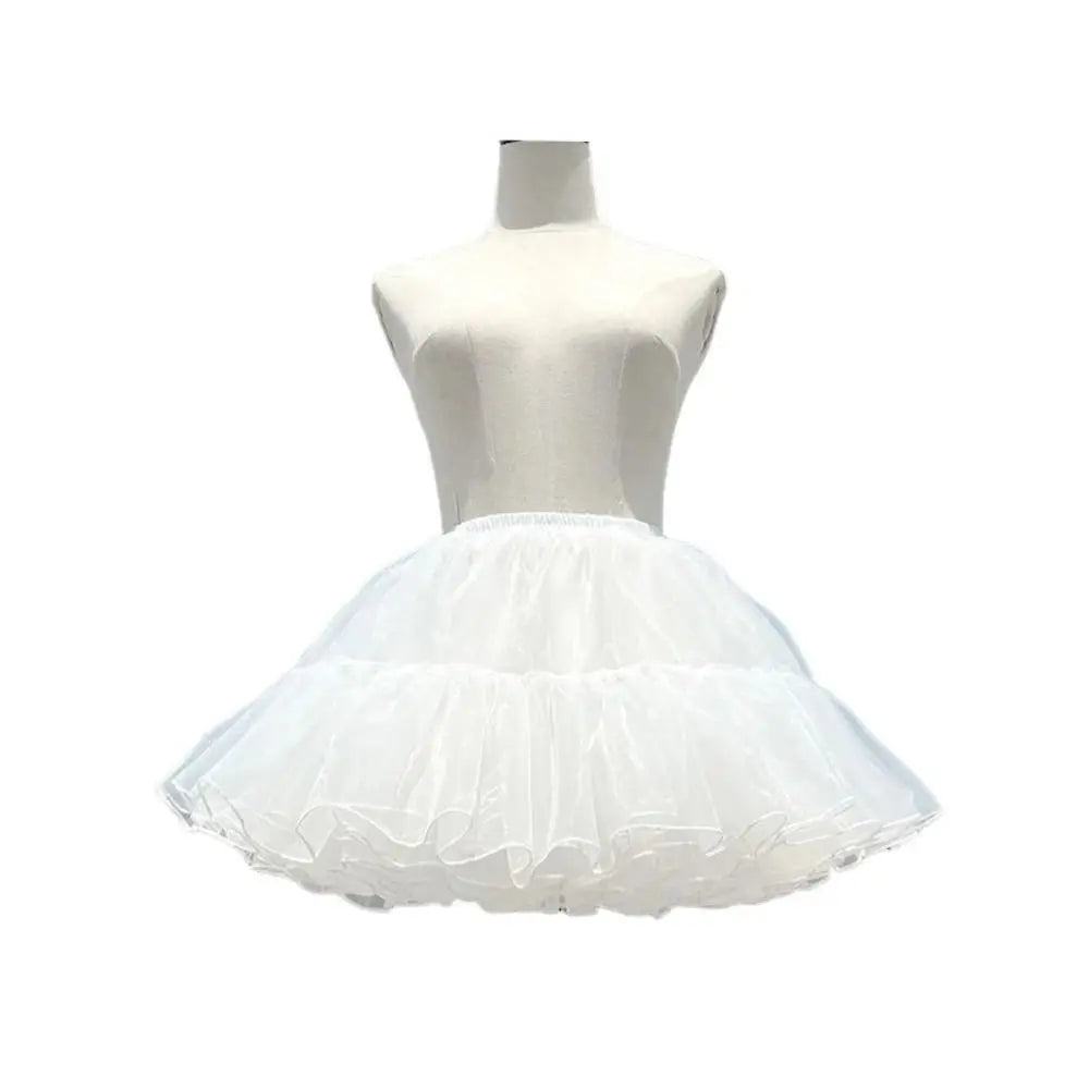 Lolita 4-Layer Boneless Puffy Petticoat Fluffy Skirt Support Lolita Petticoat Nixie 45cm