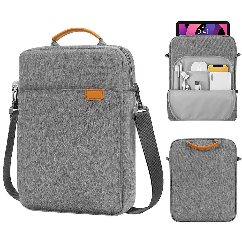 Tablet Laptop Sleeve Case 9–13.3" | Shoulder Strap & Storage Tablet Laptop Sleeve Nixie 9-11 inch-Light Grey