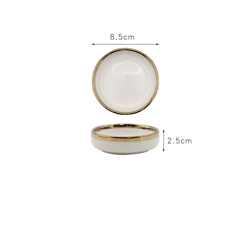 Ceramic Small Sauce Dishes – Hot Pot & Soy Sauce Plates Ceramic Sauce Dish Nixie
