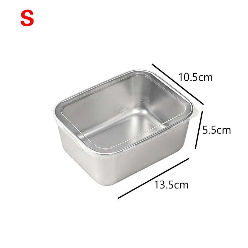Stainless Steel Tiramisu Mold & Rectangular Cake Pan with Lid