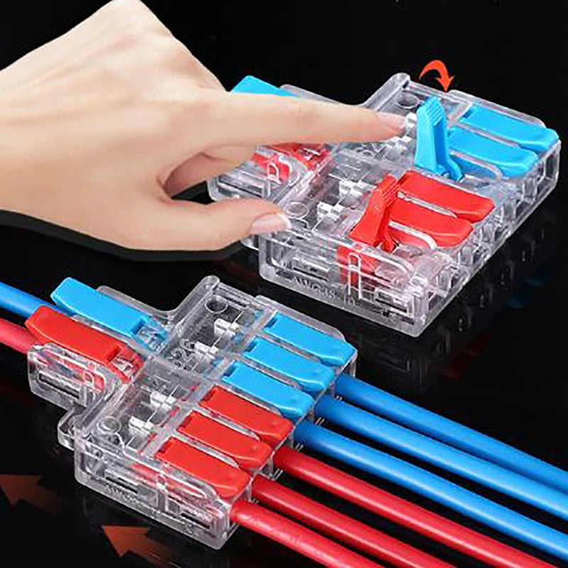 Quick Splitter 2-In 4/6-Out Wire Connector – Universal Cable Wire Connector Splitter Nixie
