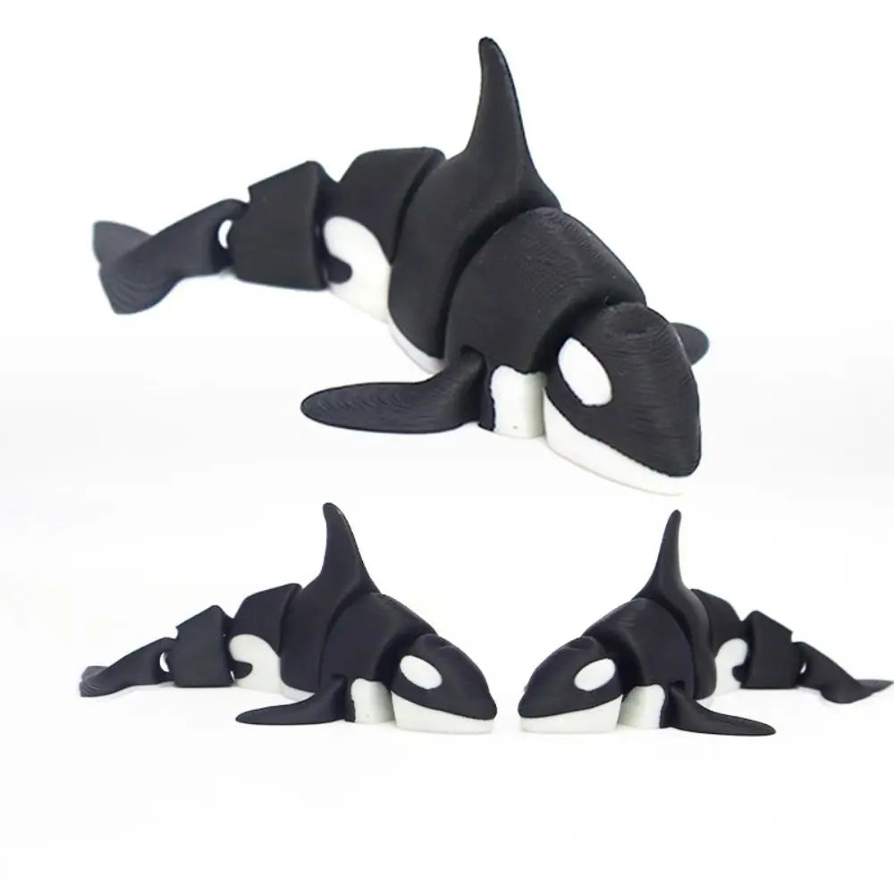 3D Printed Articulated Mini Animal Fidget Toy – Desk Decor Articulated Fidget Toy Nixie