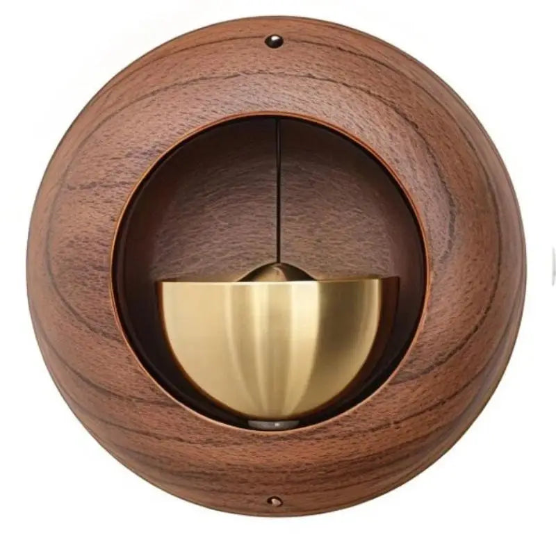 Black Walnut Wood Magnetic Entry Door Bell Hanging Chime Decorative Door Bell Nixie A2