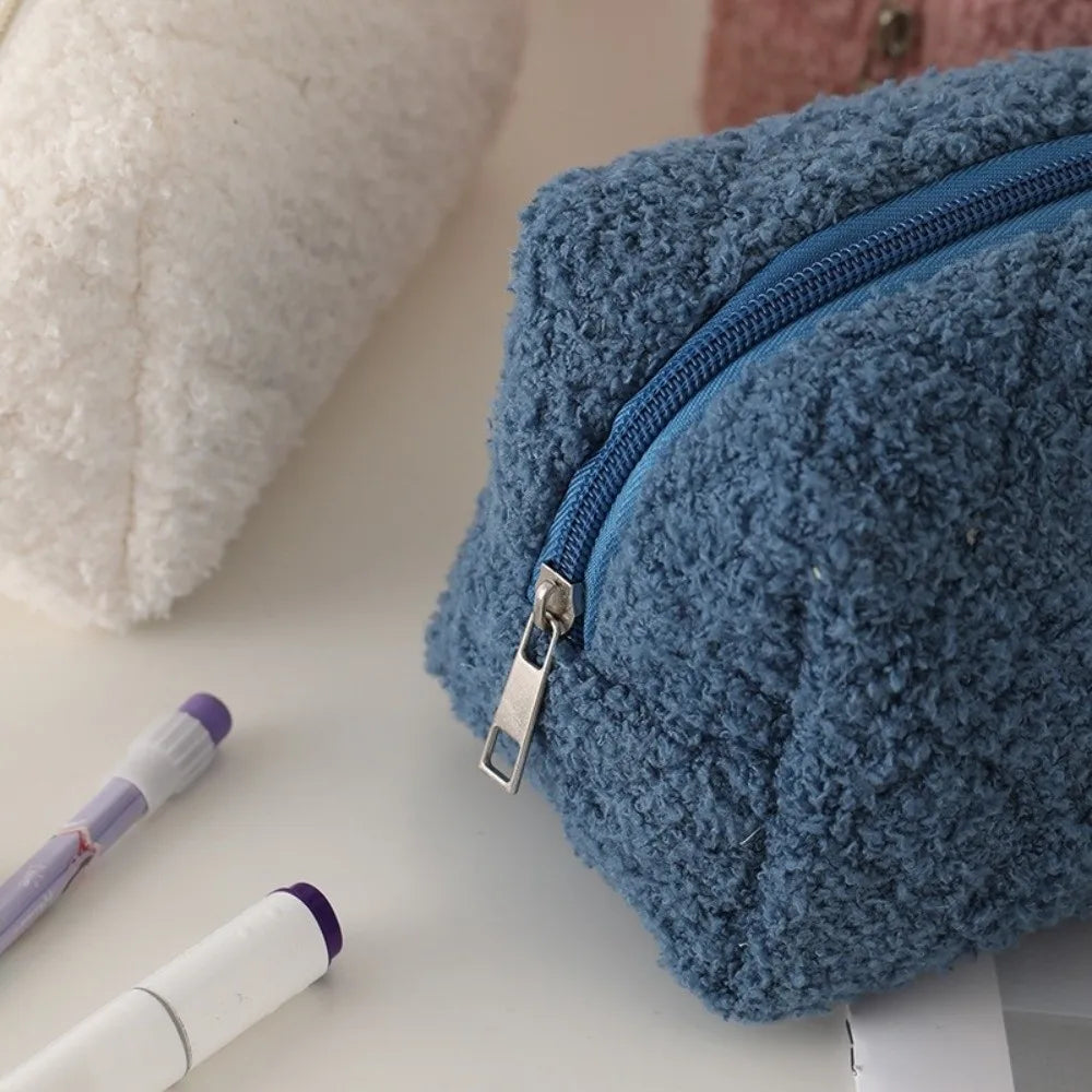 Velvet Makeup Bag Large Capacity Cosmetic Storage Pouch