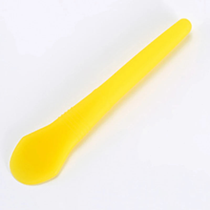 MicroJoy Silicone Face Mask Brush – Mud & Foundation Applicator Makeup Brush Nixie Yellow
