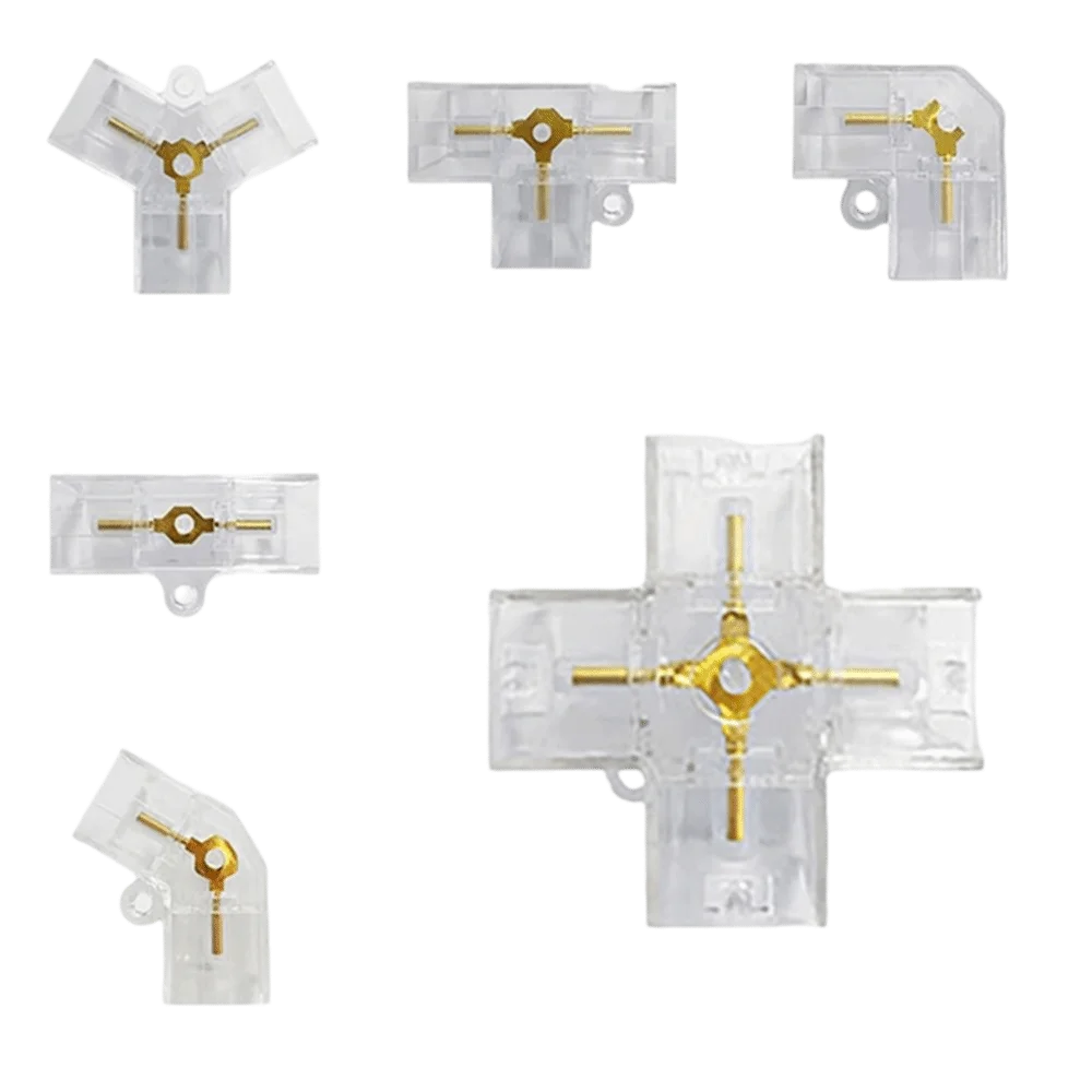 Hexagon LED Splicing Connector V/Y/I Multi-Shape 110-240V LED Light Connector Nixie