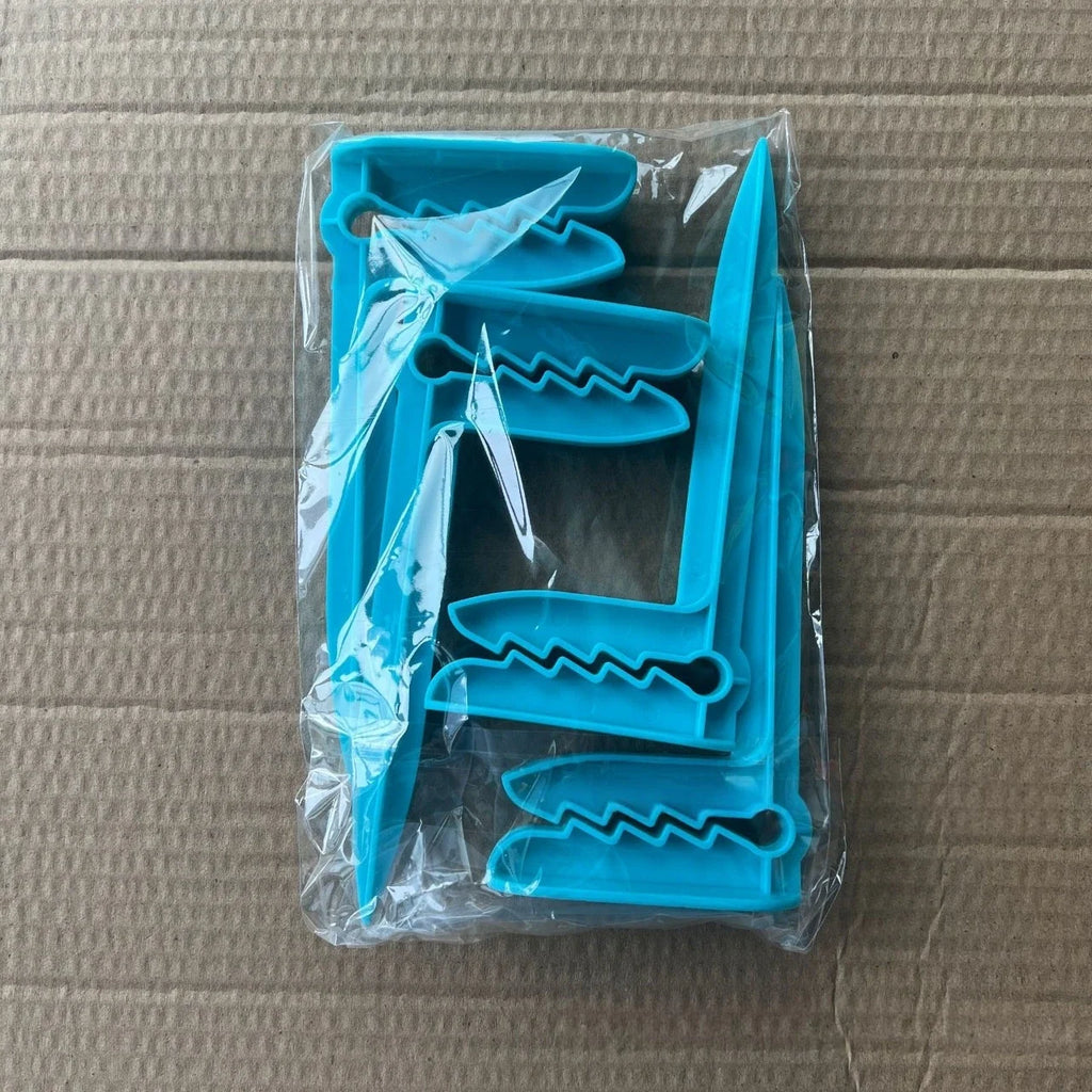 4PCS Beach Towel Clips – Outdoor Camping Mat & Clothes Pegs Outdoor Towel Clips Nixie lake blue