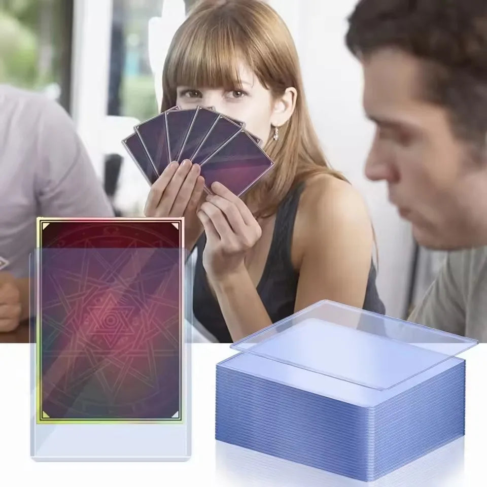 Clear Kpop Card Sleeves PVC Protective Covers 35PT | 1–50 Pcs