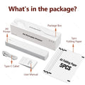 INSTOFC A4 Wireless Bluetooth Inkless Thermal Printer – Travel Wireless Thermal Printer Nixie WHITE USB Type-C