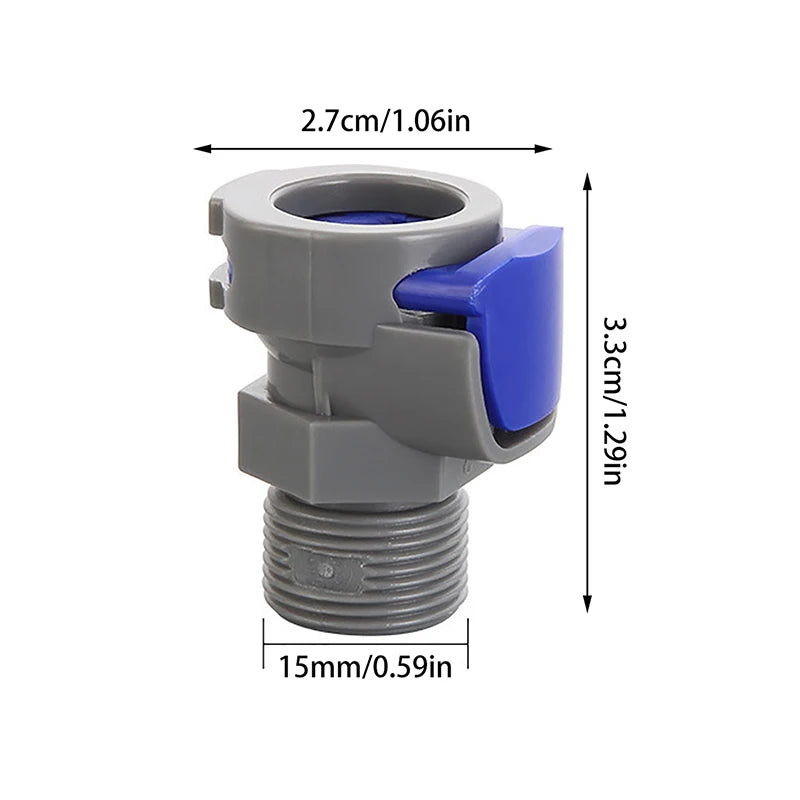 M10 to M15 Quick Connect Faucet Hose Adapter – 1/3/5 Pack Faucet Hose Adapter Nixie