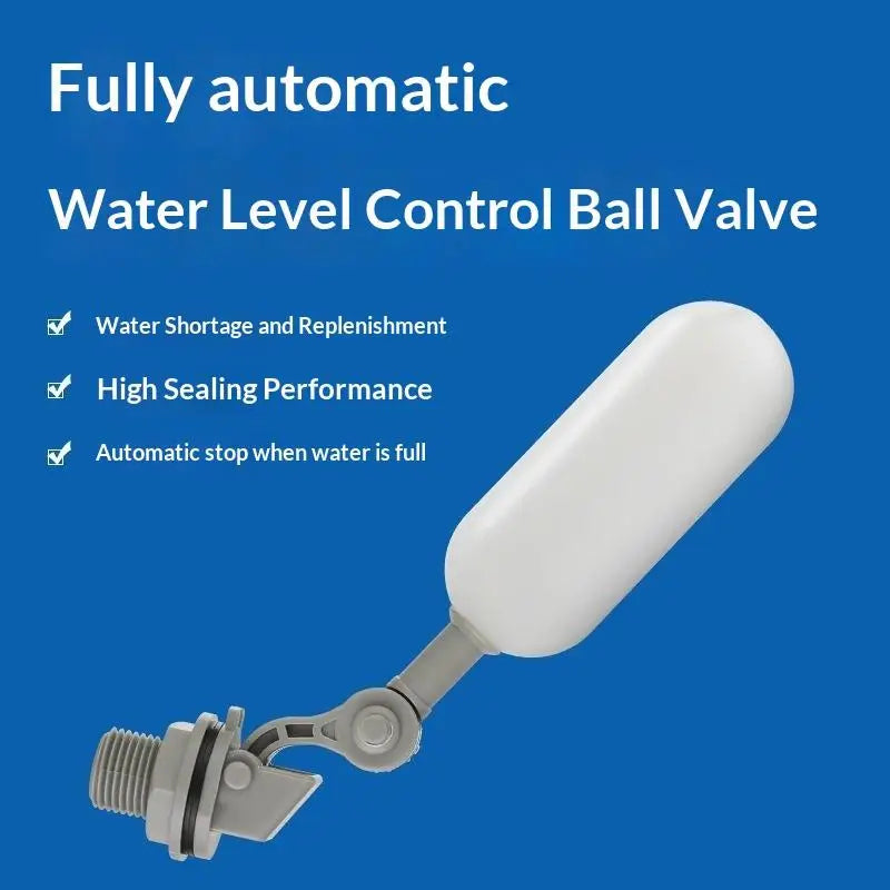 DN15 1/2" Auto Fill Float Ball Valve – Water Level Control Float Ball Valve Nixie Black