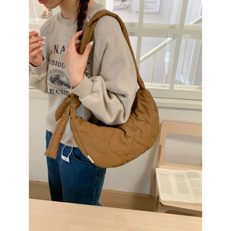 Women's Flannel Crossbody Shoulder Bag – Nixie Hobo Style Crossbody Shoulder Bag Nixie
