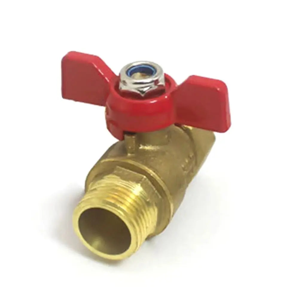 1/2" Brass Garden Hose Shut Off Ball Valve – Full Flow Brass Ball Valve Nixie