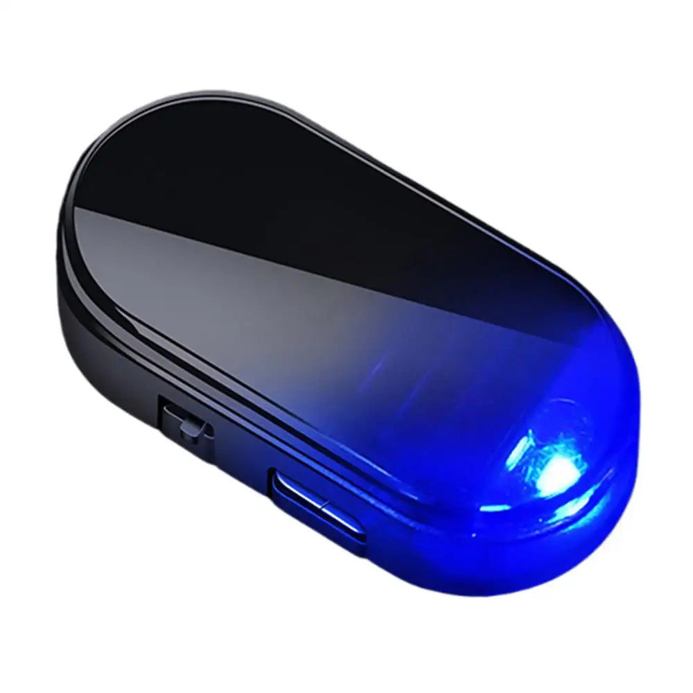 Solar LED Car Security Warning Light | Red Flash Anti-Theft
