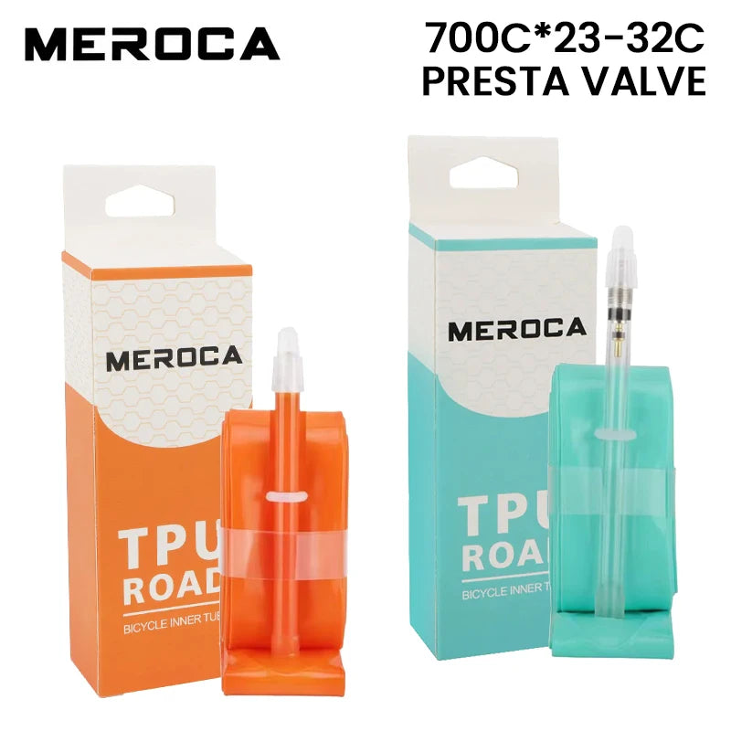 MEROCA 700C TPU Ultralight Road Bike Inner Tube – Presta Valve Bike Inner Tube Nixie