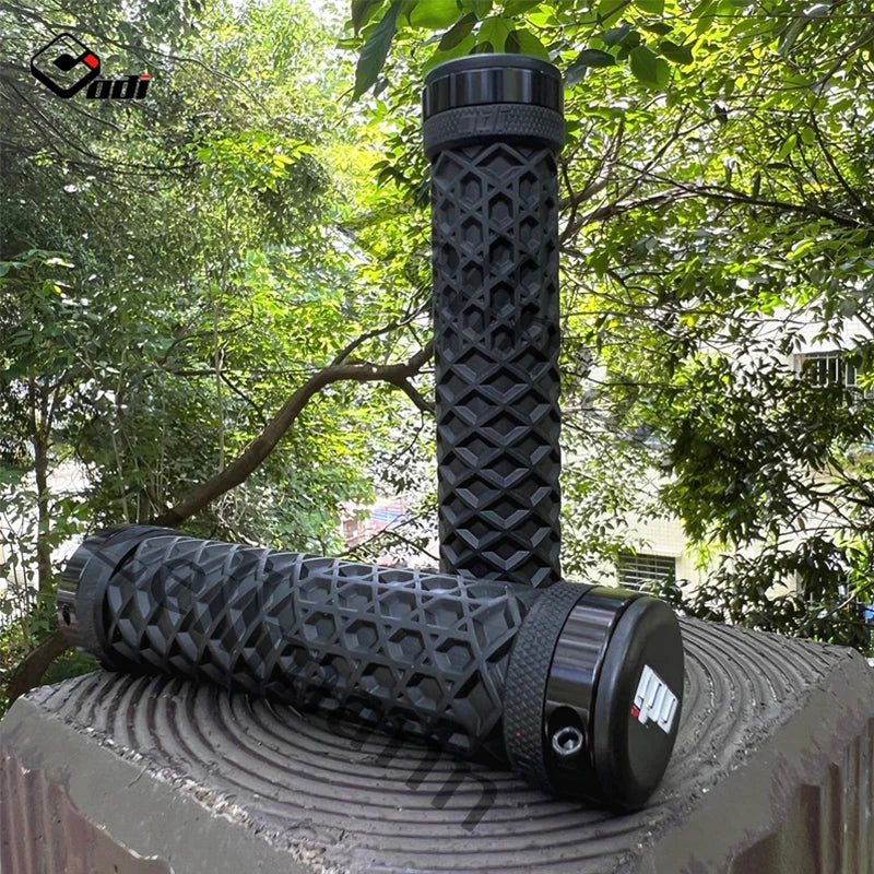 ODI Silicone Lock-On MTB Bike Grips | BMX Handlebar Cover Bike Handlebar Grips Nixie BLACK