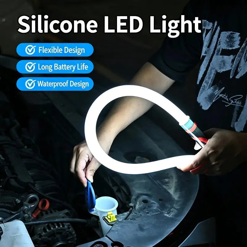 Flexible LED Work Light Stick – Cordless Rechargeable Flashlight LED Work Flashlight Nixie