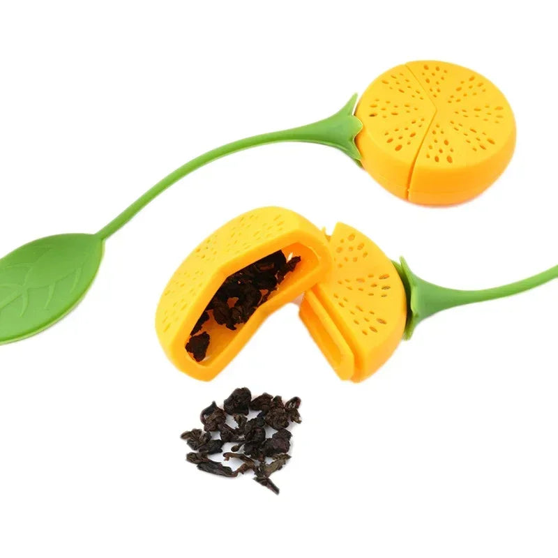Silicone Loose Leaf Tea Infuser Strainer & Herbal Filter